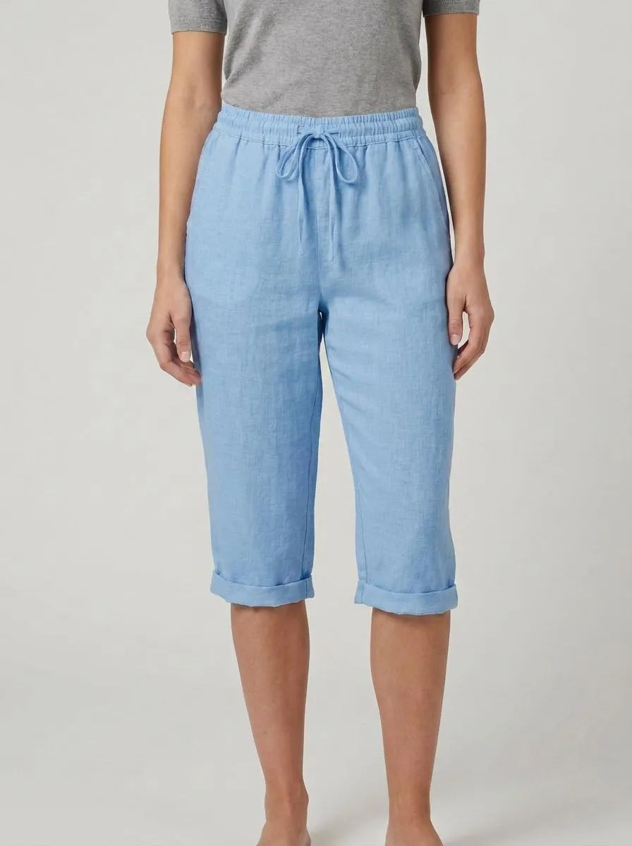 Trousers Women Elastic Waist Cotton – Casual