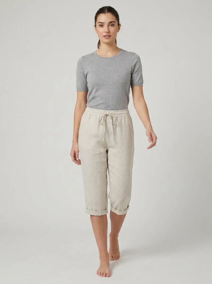 Trousers Women Elastic Waist Cotton – Casual