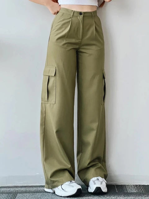 Jeans Women Wide Leg Cargo – Casual