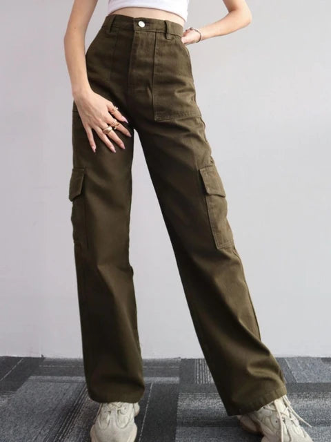 Jeans Women Wide Leg Cargo – Casual