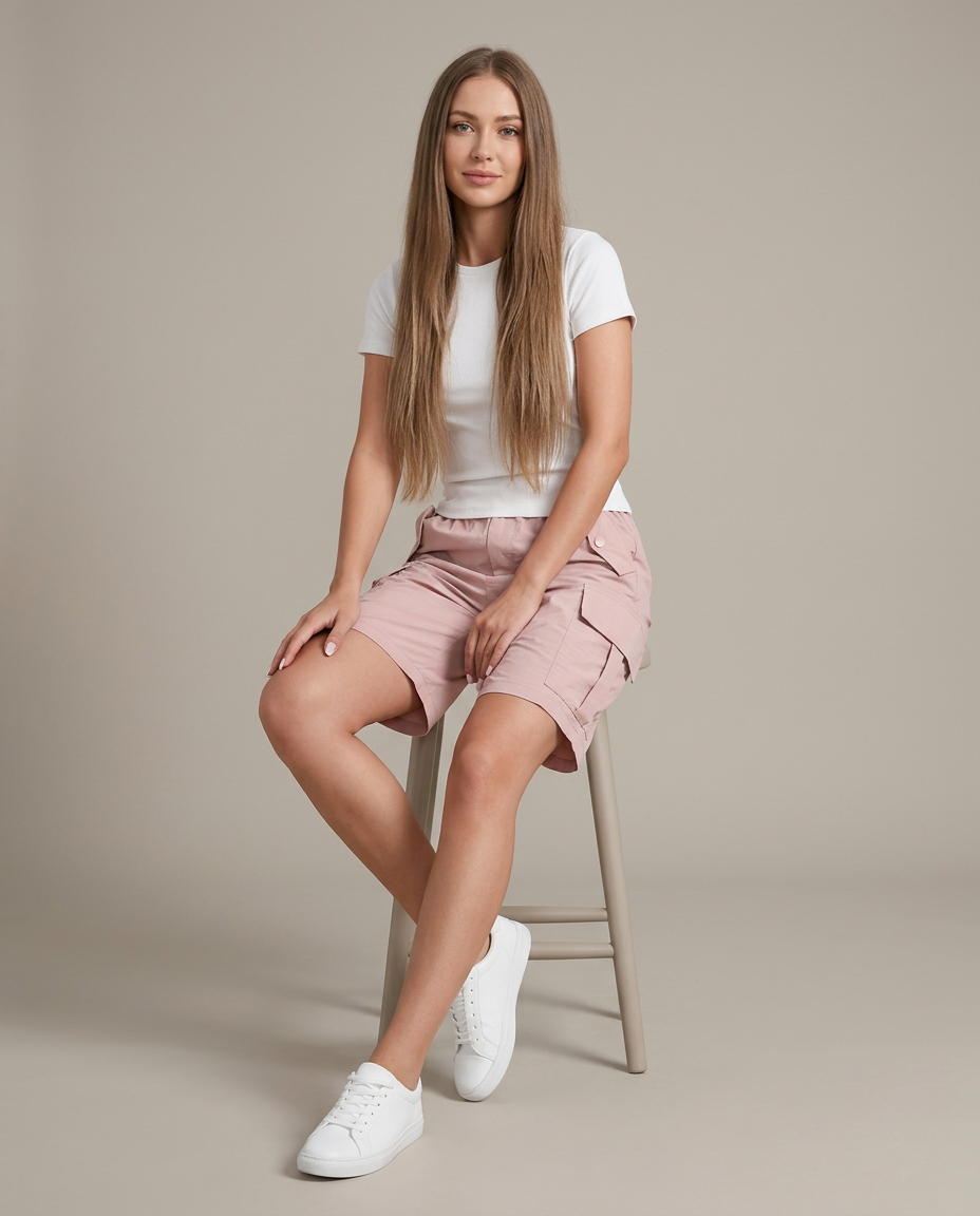 Shorts Women Cargo with Pockets – Casual