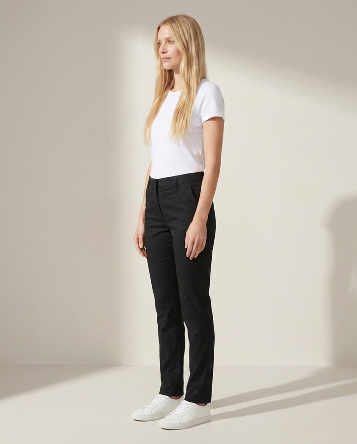 Trousers Women Tailored Cotton – Office