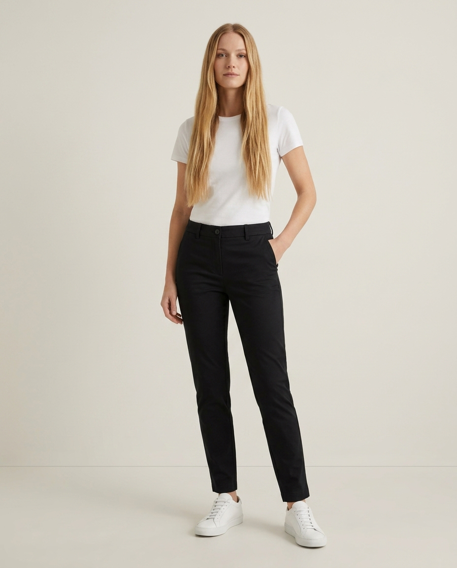 Trousers Women Tailored Cotton – Office