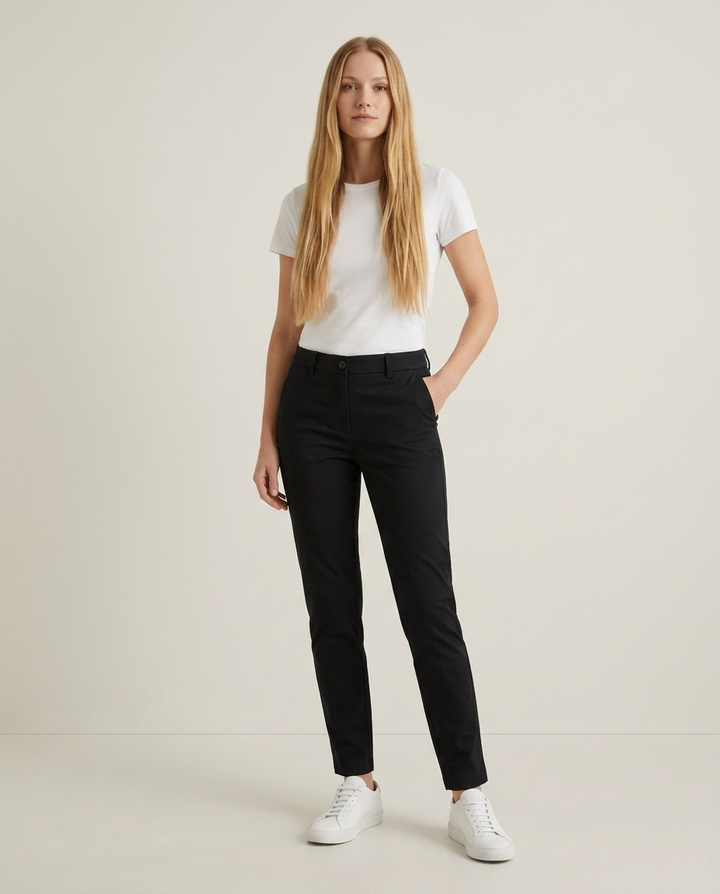 Trousers Women Tailored Cotton – Office