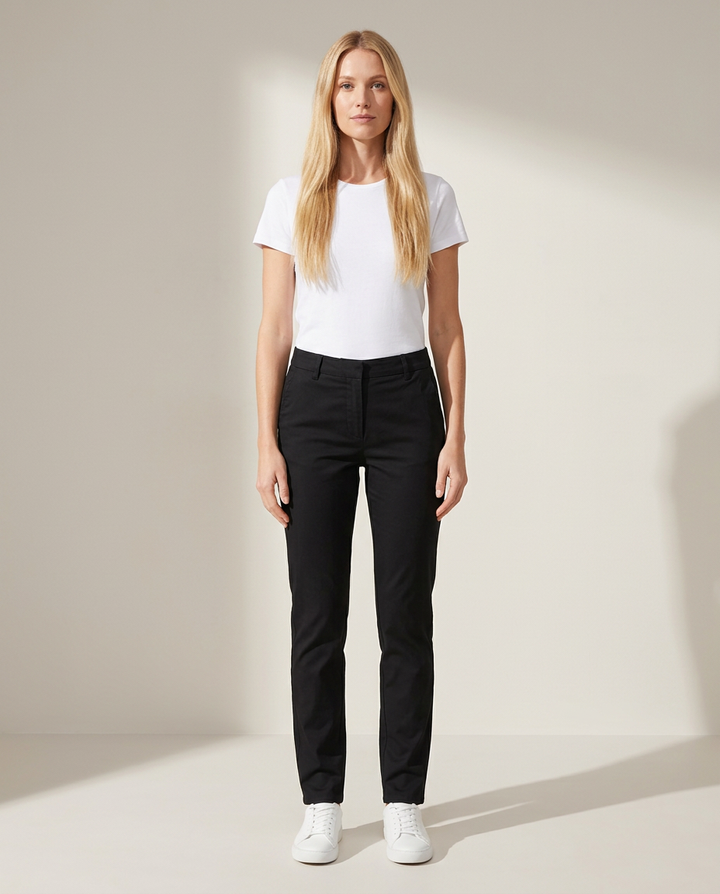 Trousers Women Tailored Cotton – Office