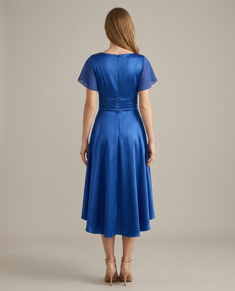 Dress Women Satin Sleeveless – Party
