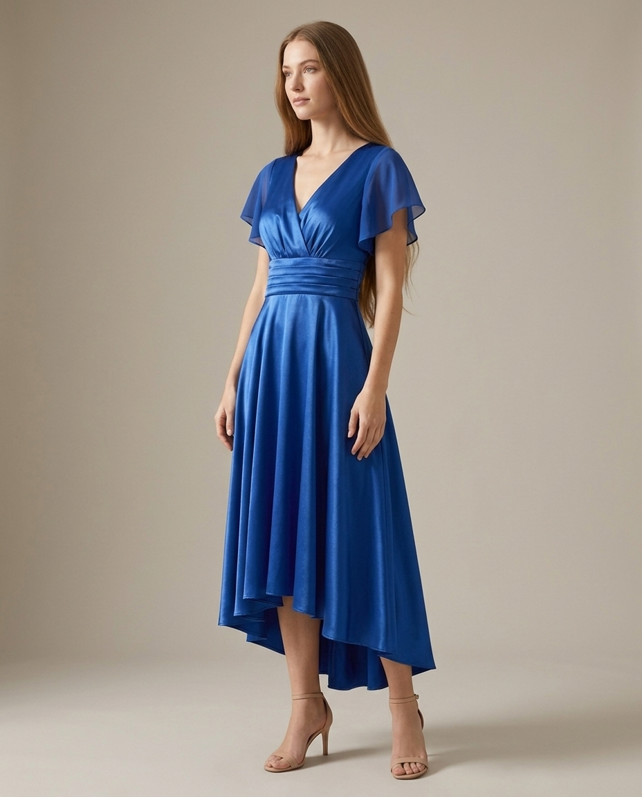 Dress Women Satin Sleeveless – Party