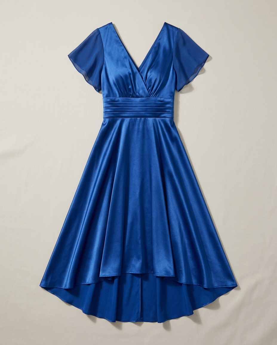 Dress Women Satin Sleeveless – Party
