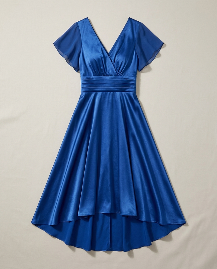 Dress Women Satin Sleeveless – Party