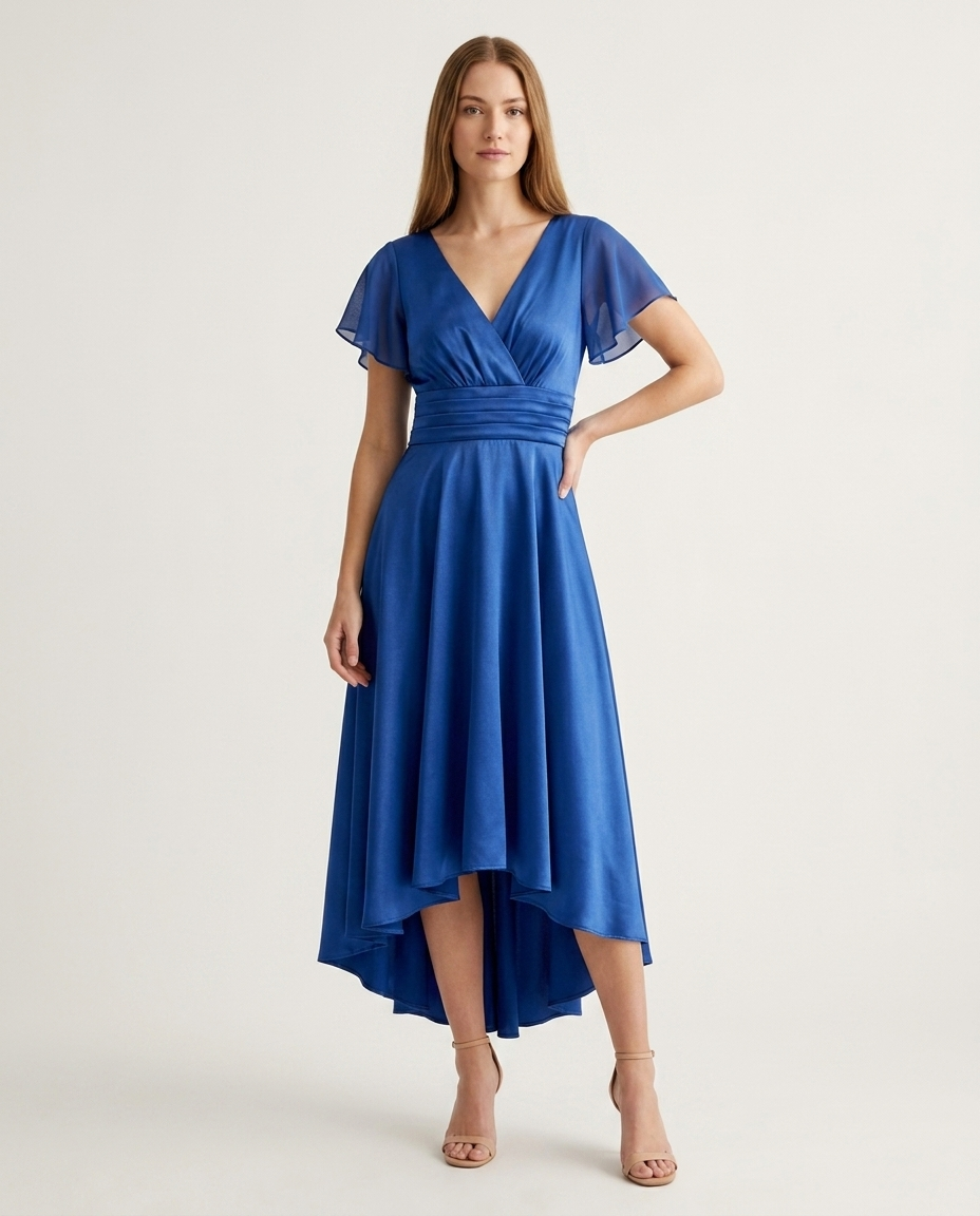 Dress Women Satin Sleeveless – Party