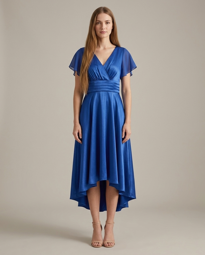 Dress Women Satin Sleeveless – Party