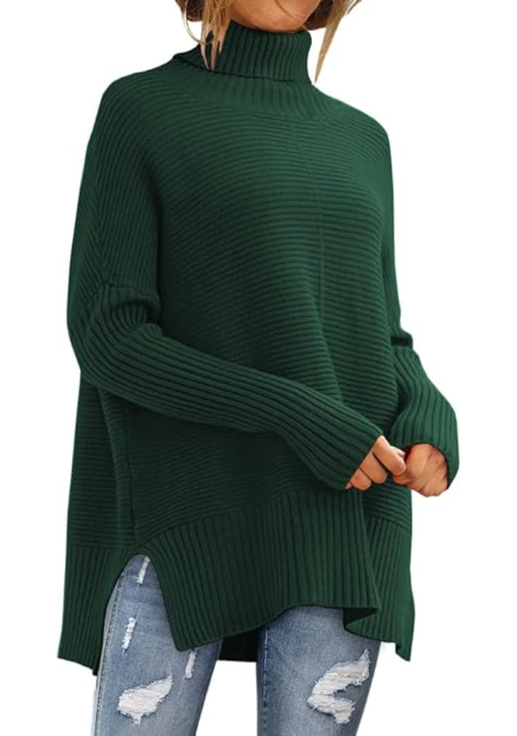 Jumper Women Knitted Roll Neck – Winter