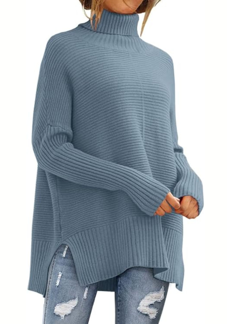 Jumper Women Knitted Roll Neck – Winter