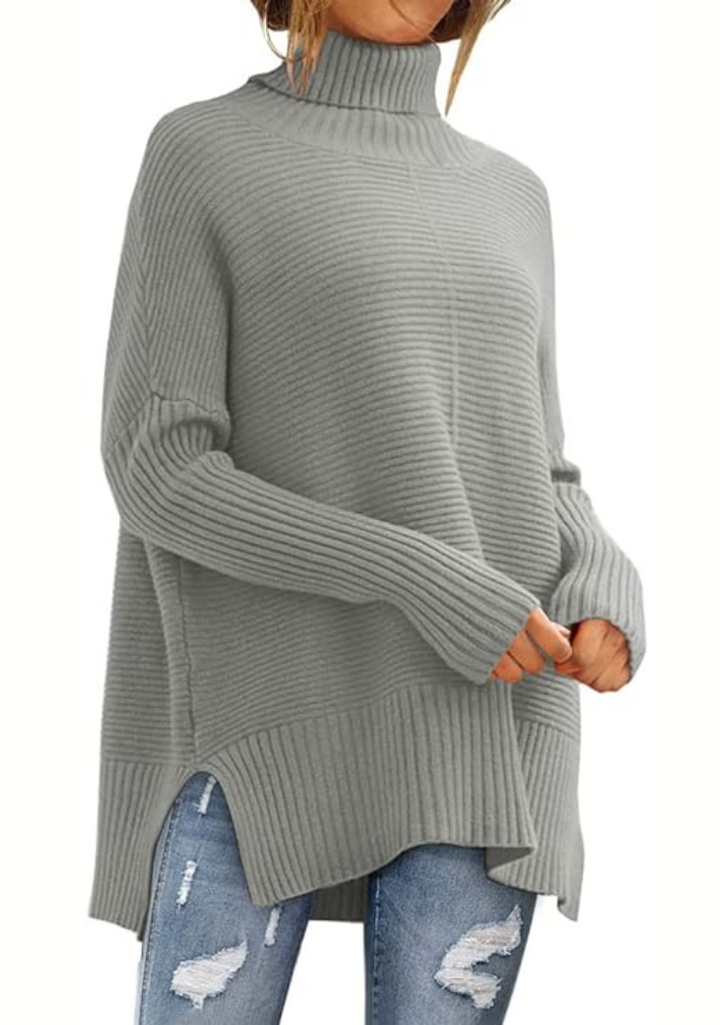 Jumper Women Knitted Roll Neck – Winter