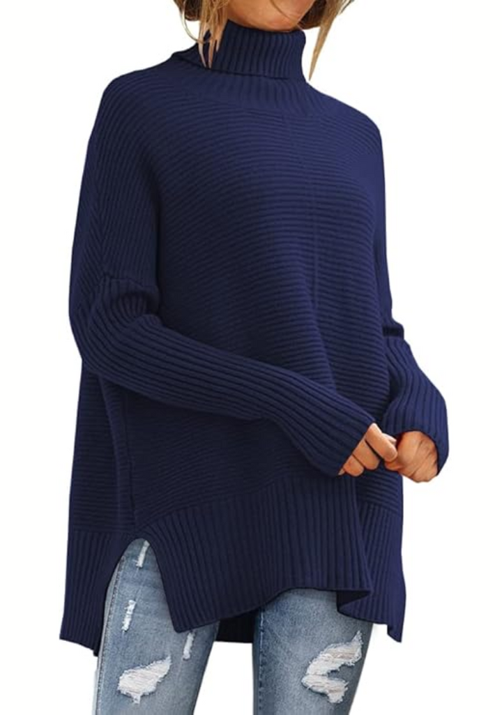 Jumper Women Knitted Roll Neck – Winter