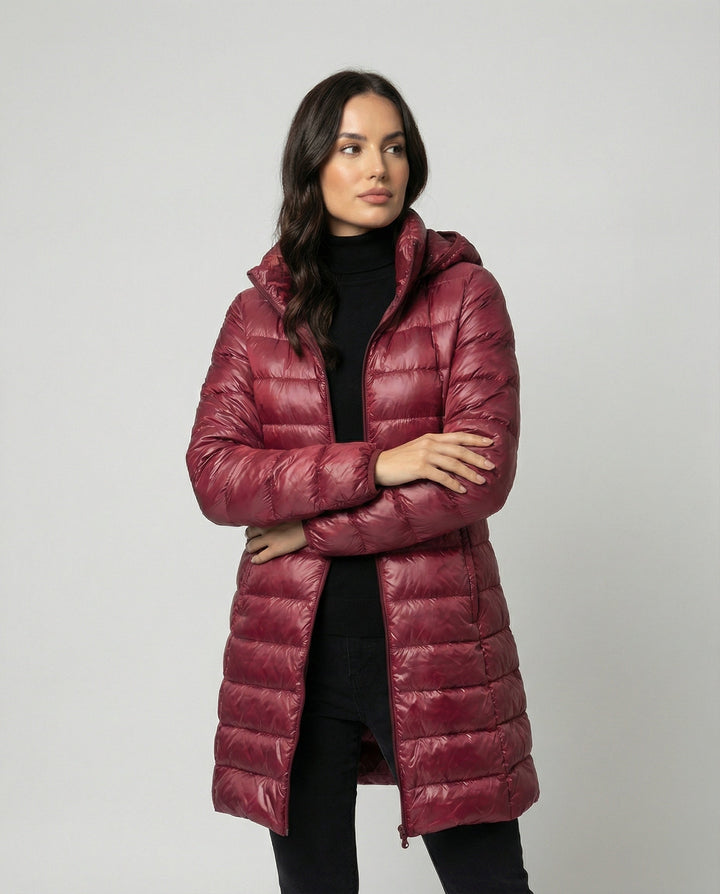 Jacket Women Ultralight Hooded Down – Winter