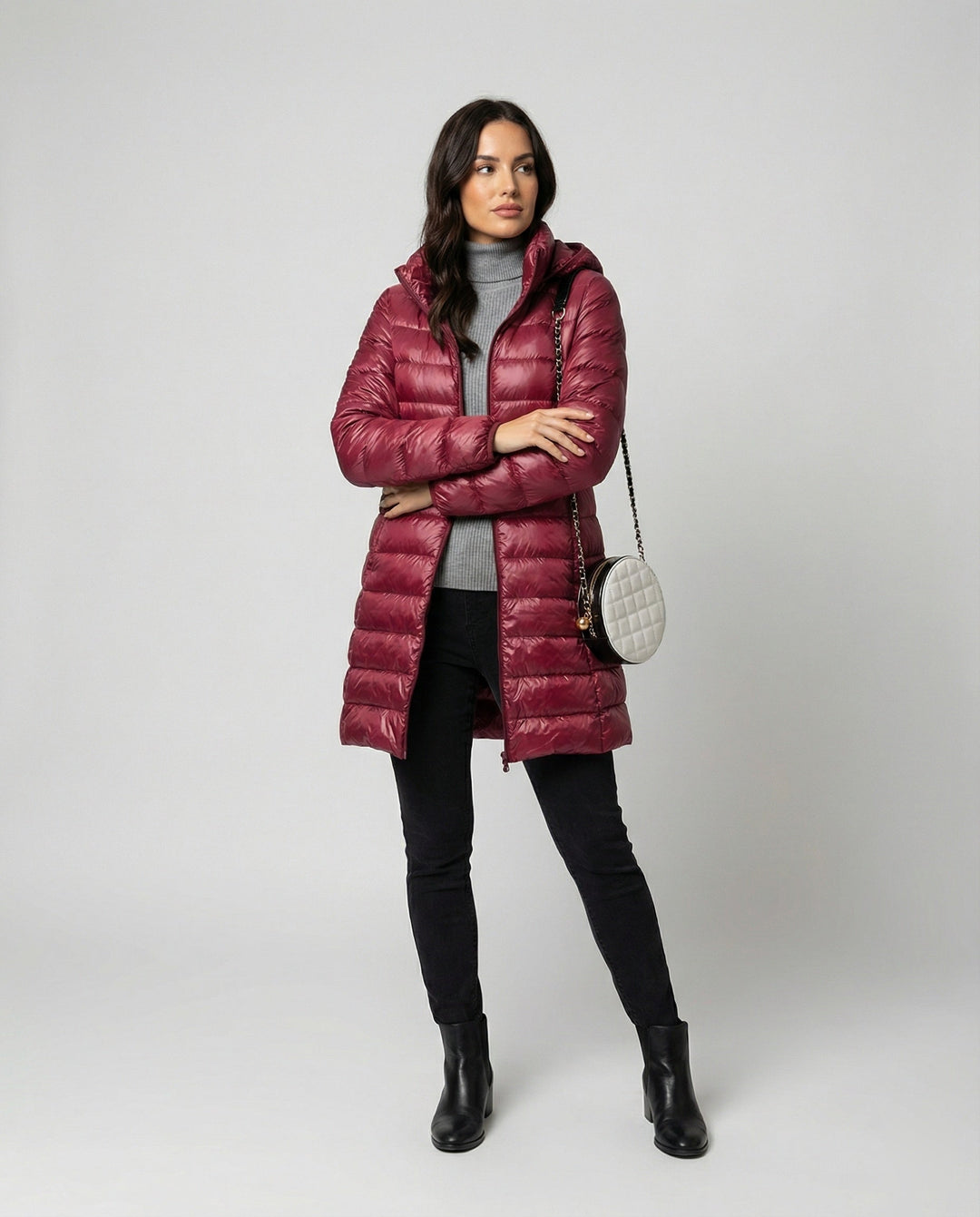 Jacket Women Ultralight Hooded Down – Winter