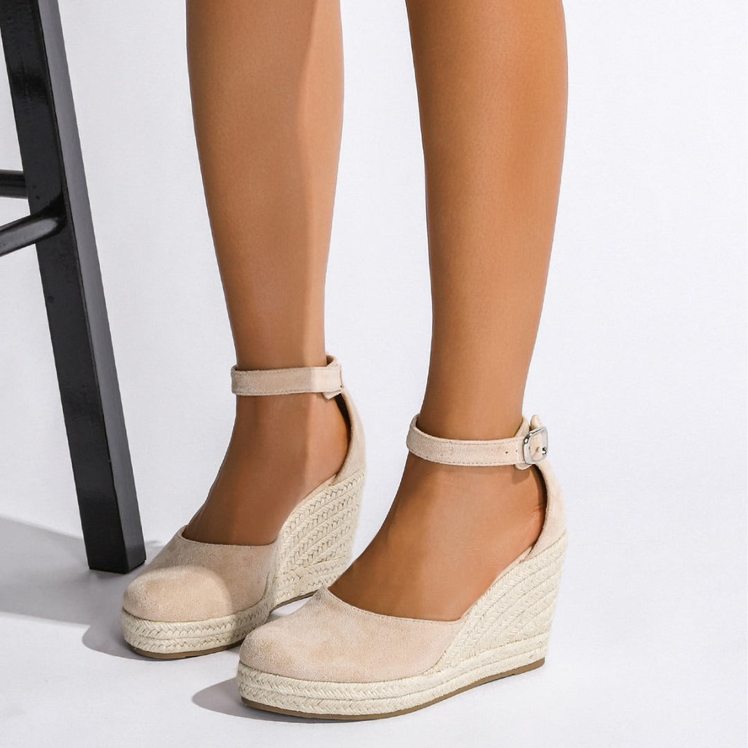 Shoes Women Wedge Espadrilles Closed Toe – Summer