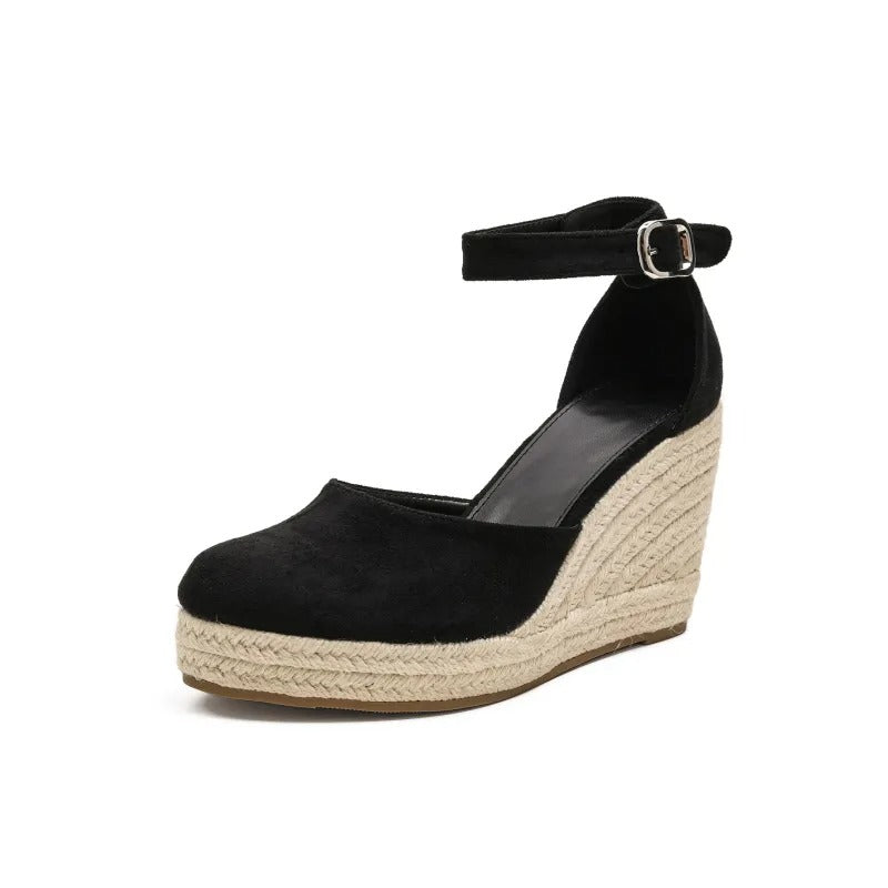 Shoes Women Wedge Espadrilles Closed Toe – Summer