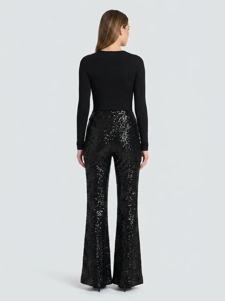 Trousers Women Flared Sequin – Party