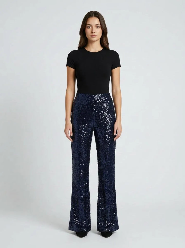Trousers Women Flared Sequin – Party