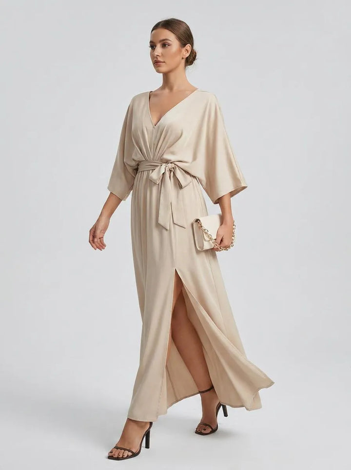 Dress Women Maxi Bow Detail – Wedding