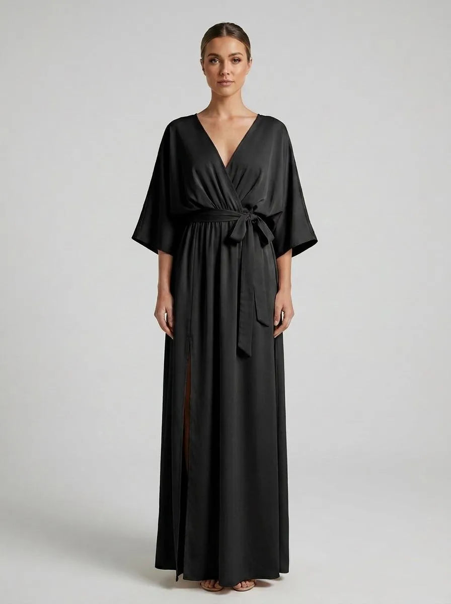 Dress Women Maxi Bow Detail – Wedding