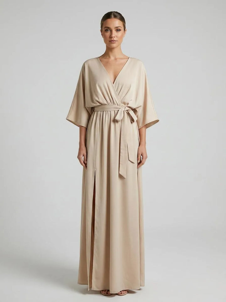 Dress Women Maxi Bow Detail – Wedding