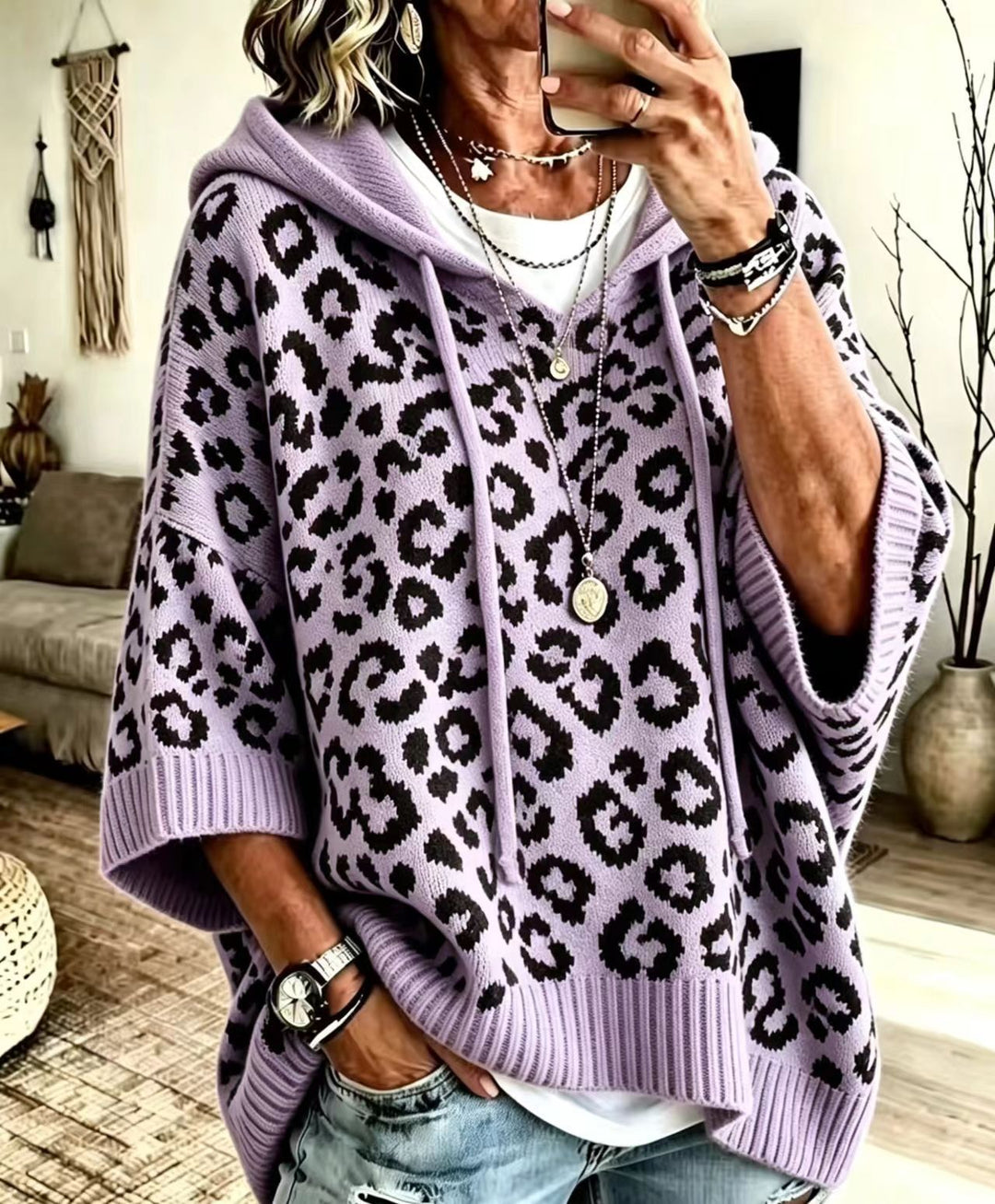 Hoodie Women Casual Leopard Print – Casual