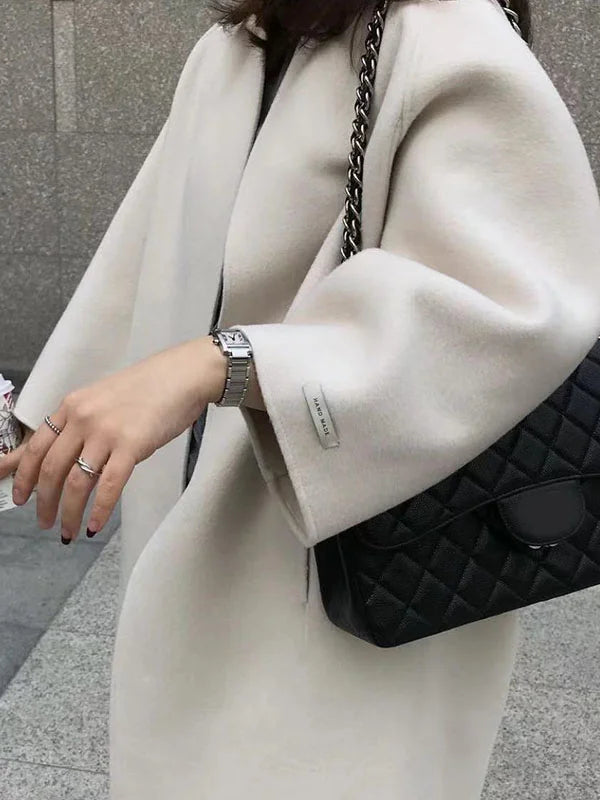 Coat Women Oversized Wool Blend – Winter