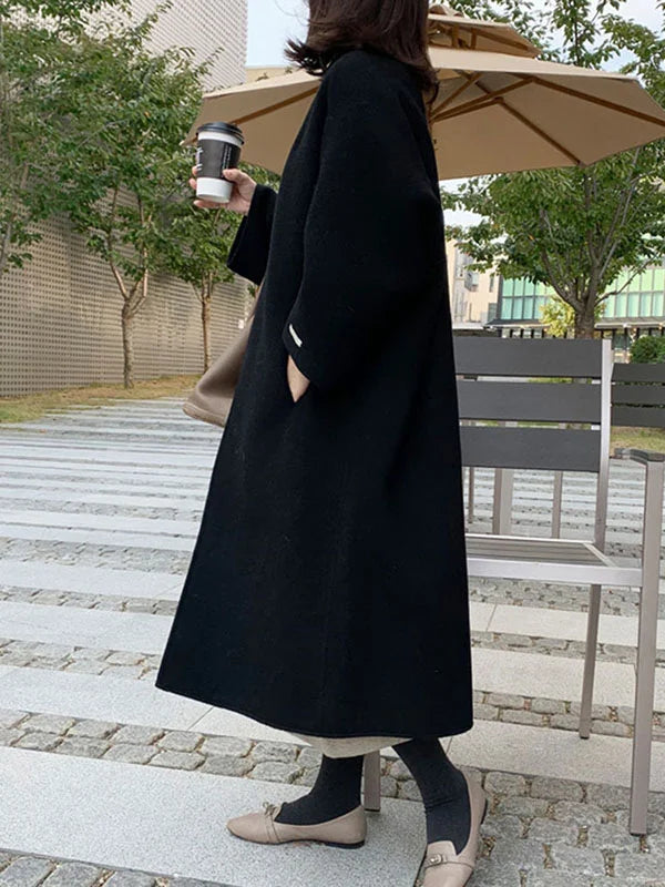 Coat Women Oversized Wool Blend – Winter