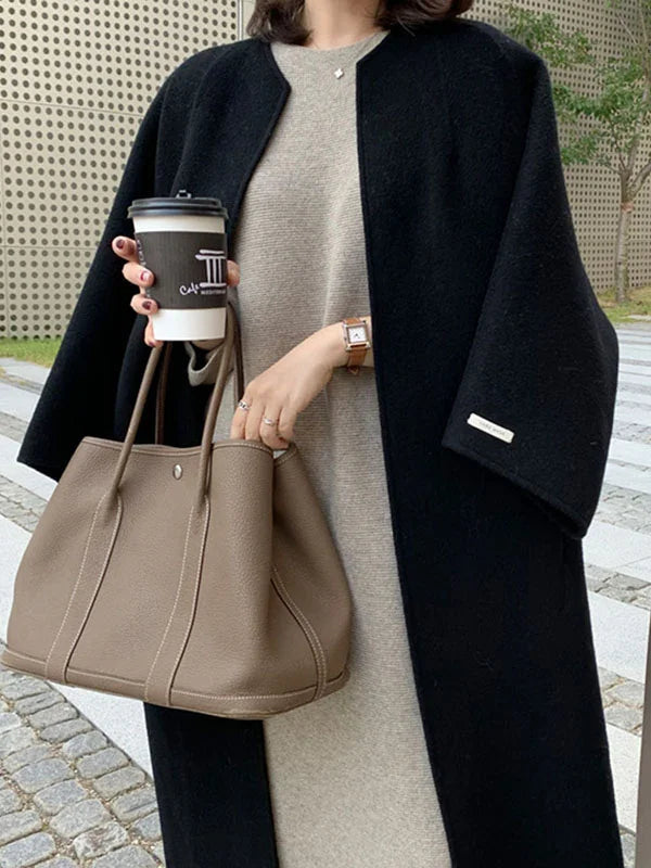 Coat Women Oversized Wool Blend – Winter