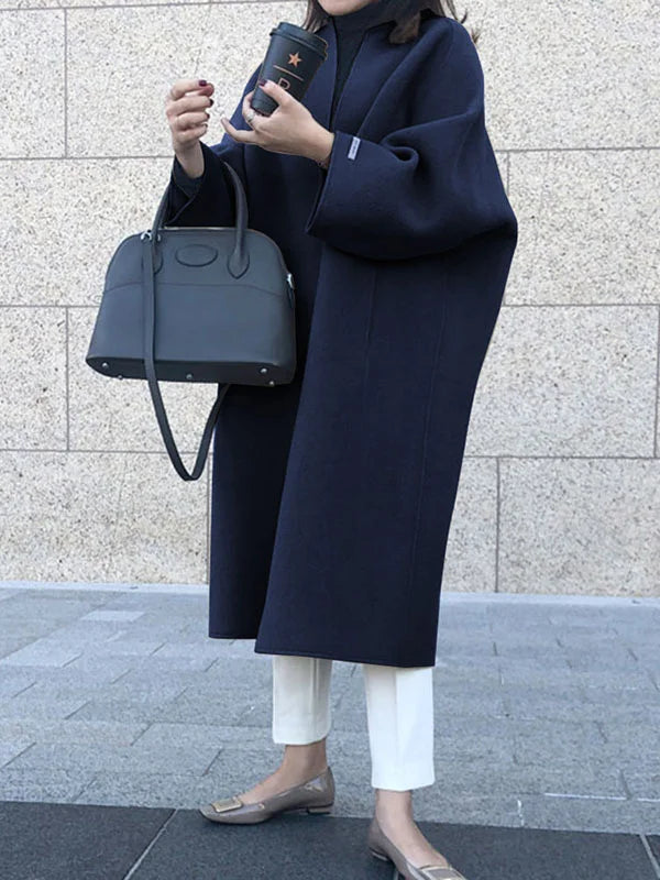 Coat Women Oversized Wool Blend – Winter