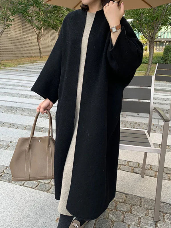 Coat Women Oversized Wool Blend – Winter