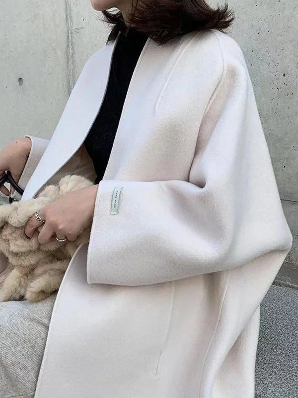 Coat Women Oversized Wool Blend – Winter
