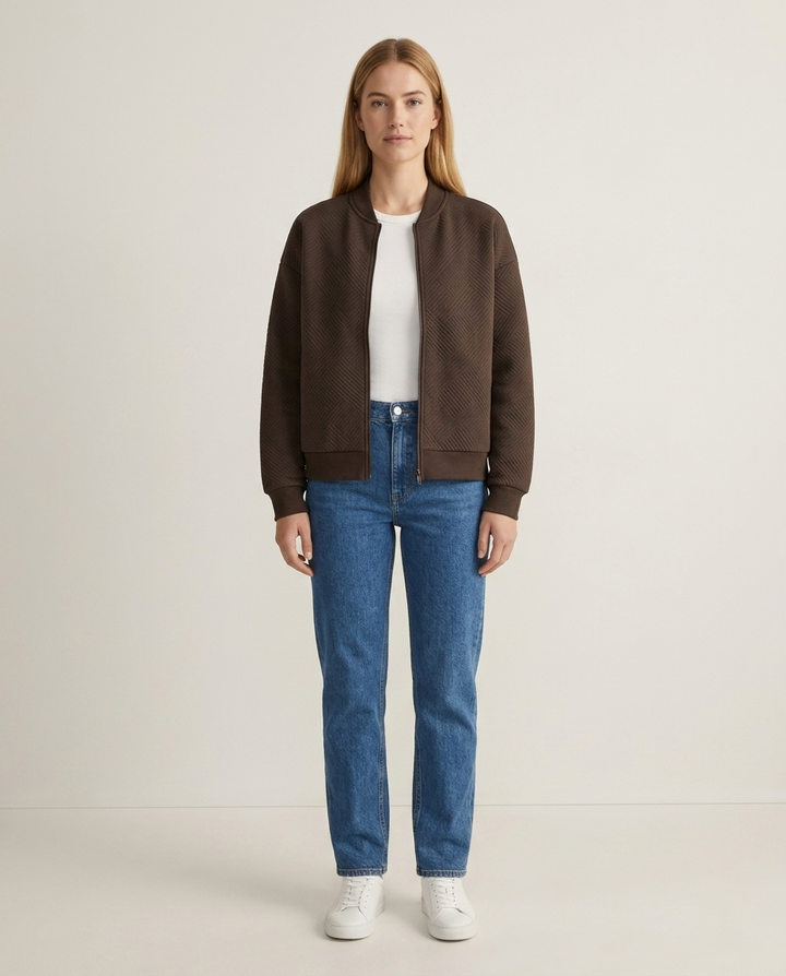 Jacket Women Lightweight Zip Casual – Everyday