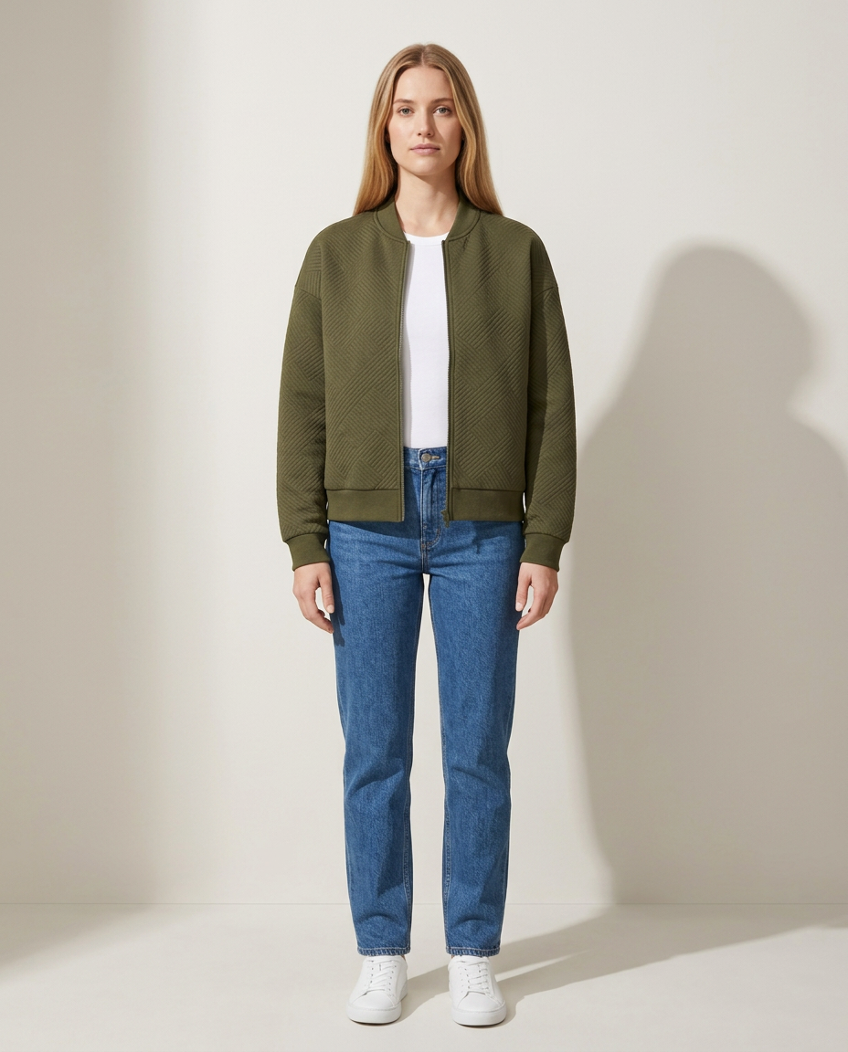 Jacket Women Lightweight Zip Casual – Everyday