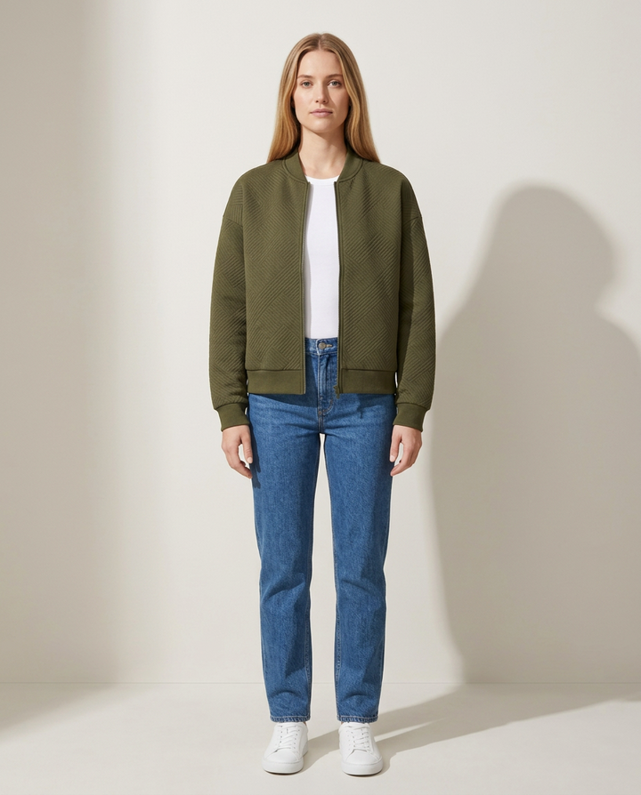 Jacket Women Lightweight Zip Casual – Everyday