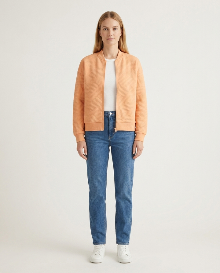 Jacket Women Lightweight Zip Casual – Everyday