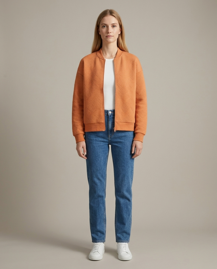 Jacket Women Lightweight Zip Casual – Everyday