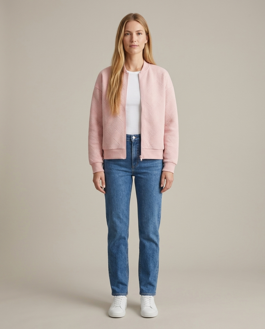 Jacket Women Lightweight Zip Casual – Everyday