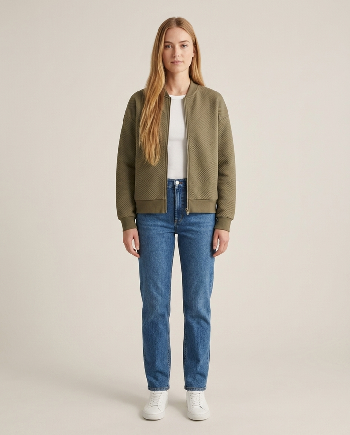 Jacket Women Lightweight Zip Casual – Everyday