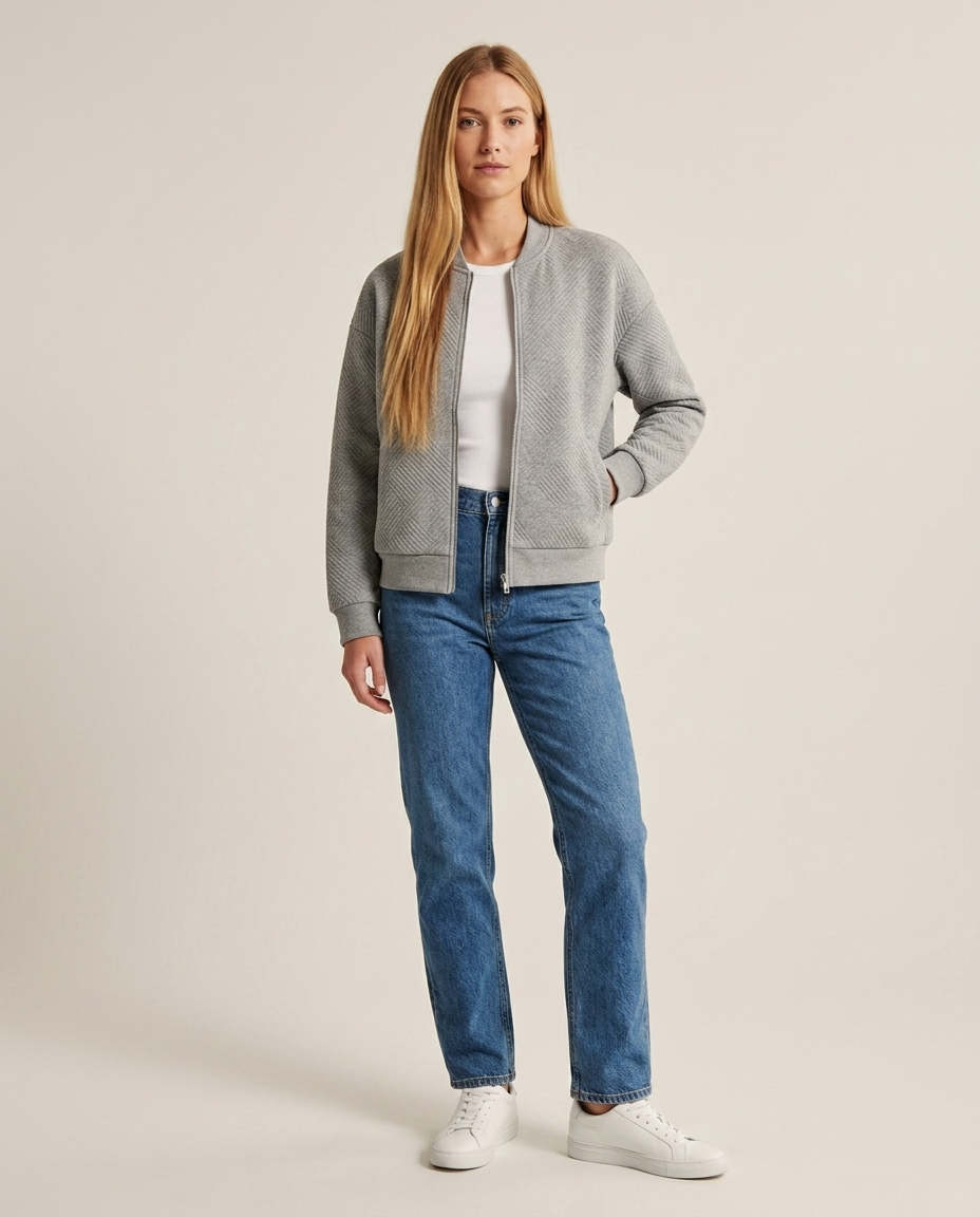 Jacket Women Lightweight Zip Casual – Everyday