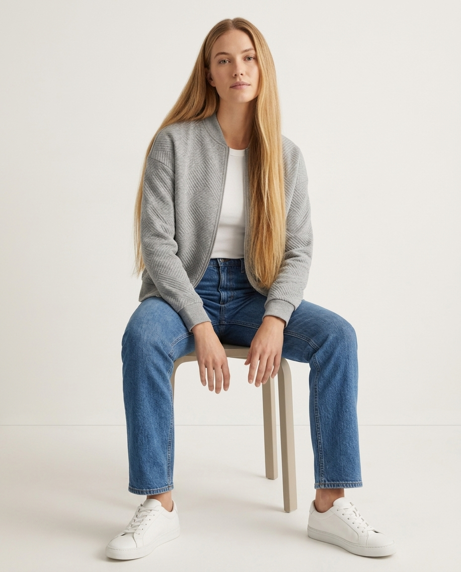Jacket Women Lightweight Zip Casual – Everyday