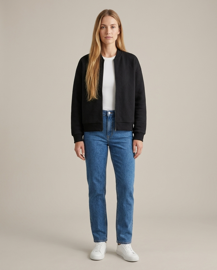 Jacket Women Lightweight Zip Casual – Everyday