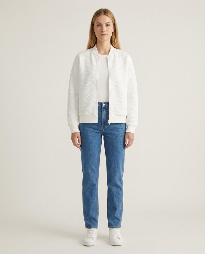 Jacket Women Lightweight Zip Casual – Everyday