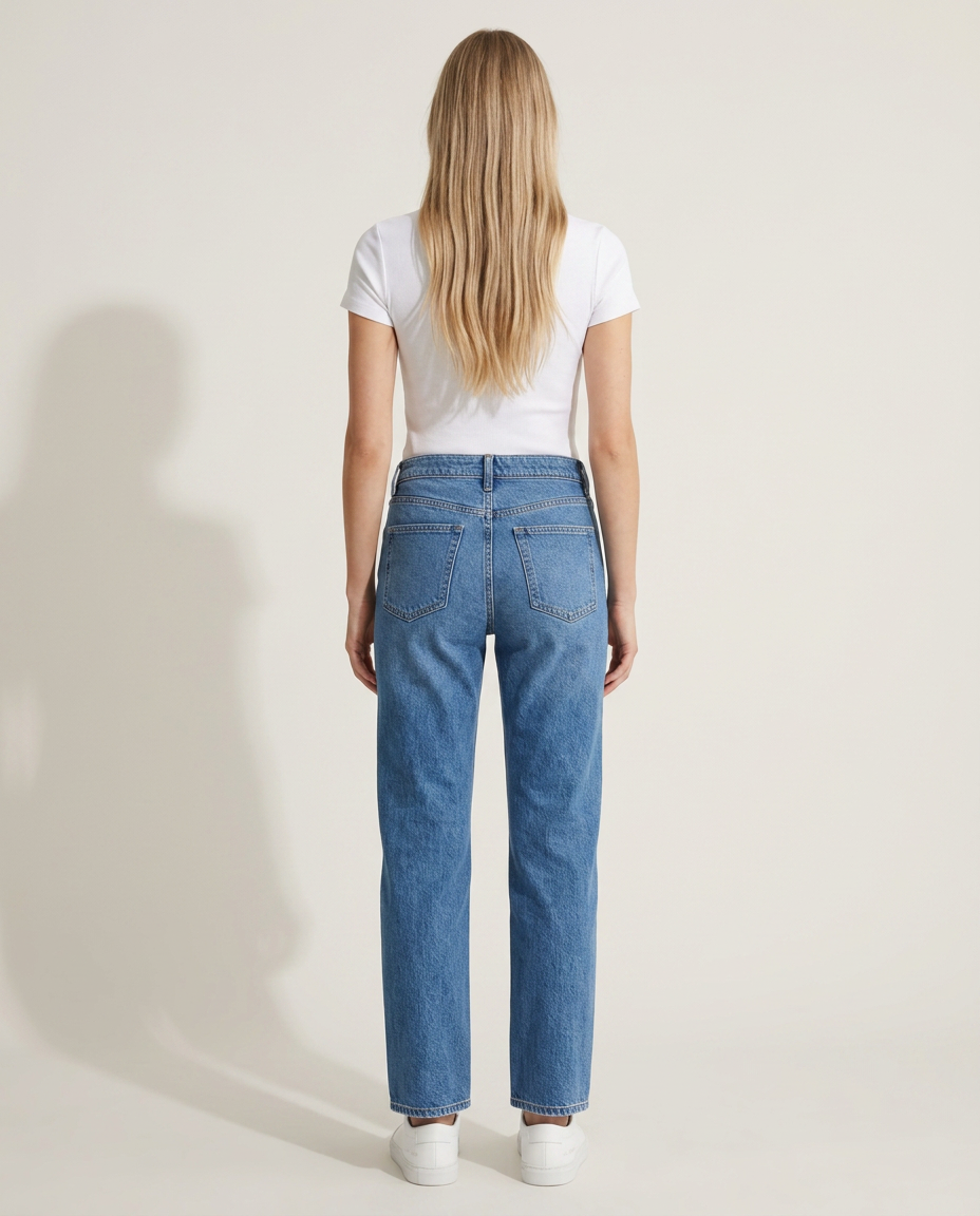 Jeans Women Straight Leg Denim – Casual