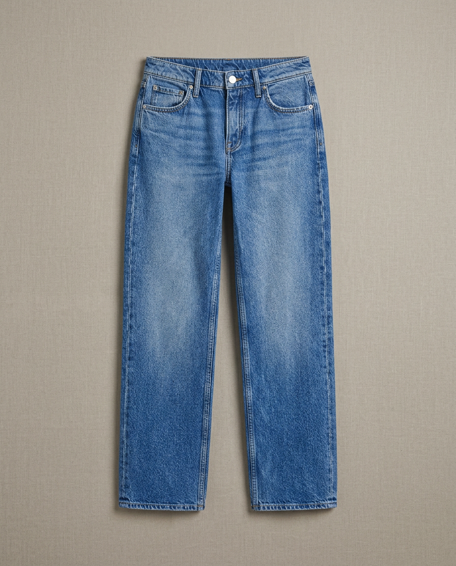 Jeans Women Straight Leg Denim – Casual