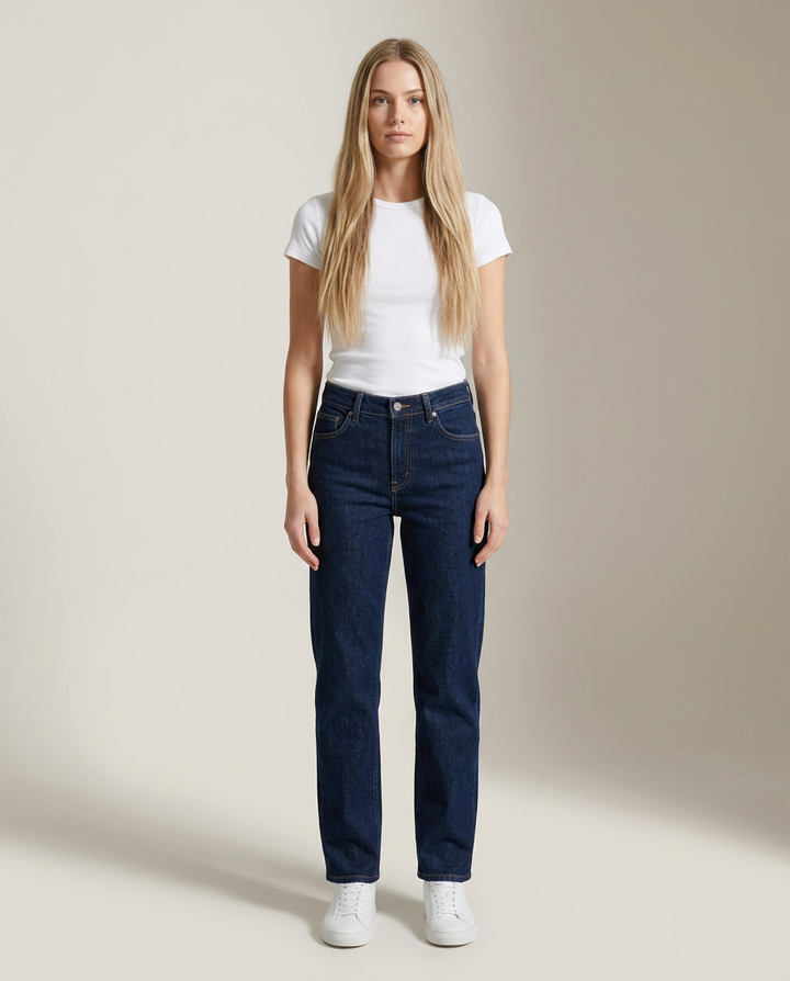 Jeans Women Straight Leg Denim – Casual