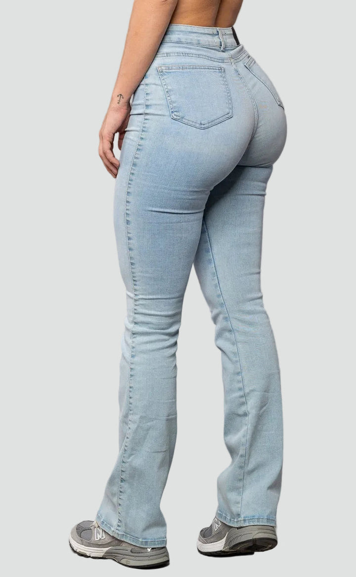 Jeans Women High Waist Straight Leg – Casual